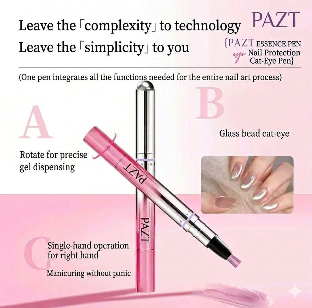 PAZT Armor Cat-Eye Pen met manicureset