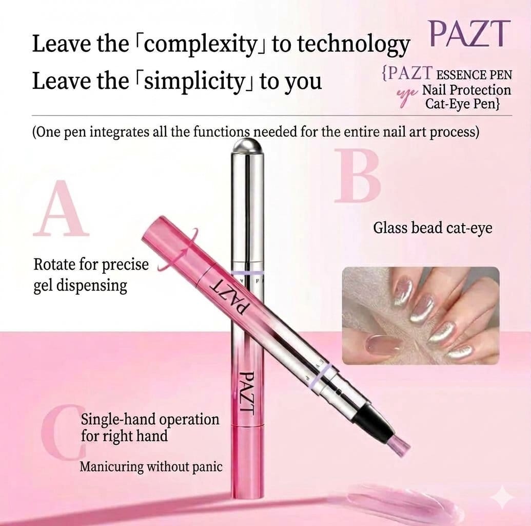PAZT Armor Cat-Eye Pen met manicureset
